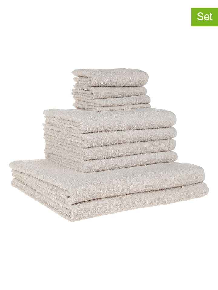 avance 10tlg. Handtuch-Set in Creme günstig kaufen onesize
