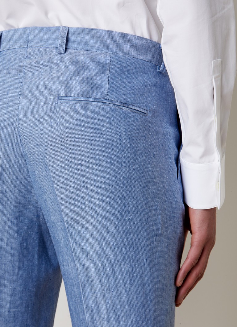Pantaloni Oscar Jacobson Denz Slim Fit cu buzunare laterale