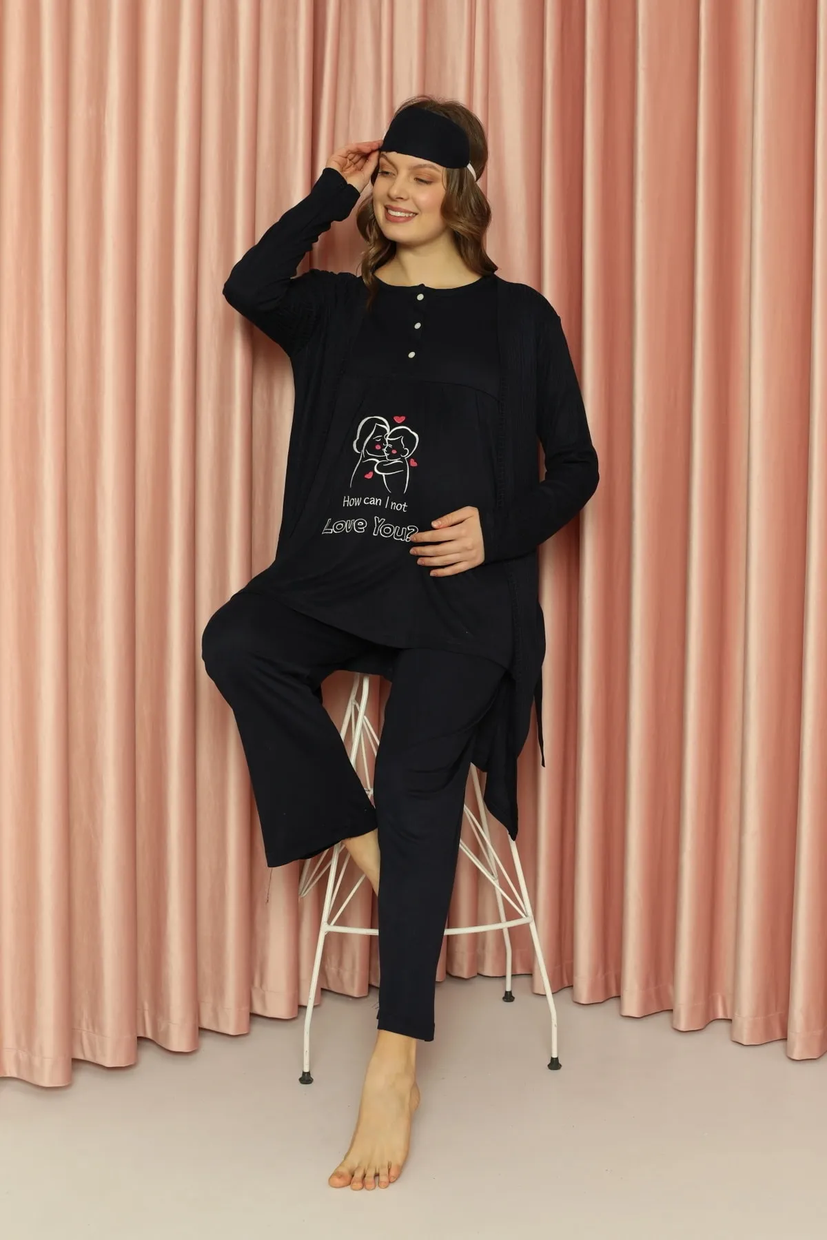 ELİZ HOMEWEAR  Umstandspyjama-Set