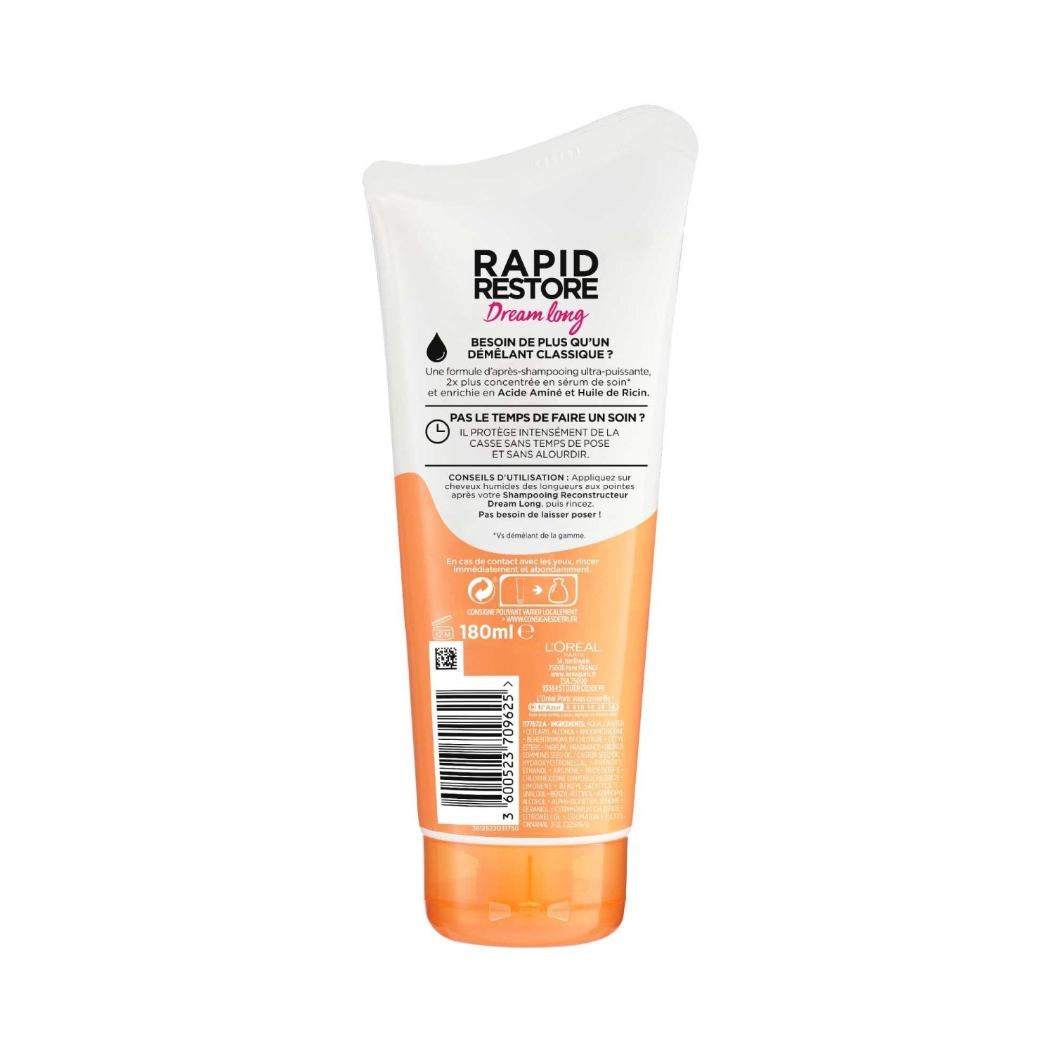 L'Oréal Paris Rapid Restore intensyvus iššukavimo kondicionierius