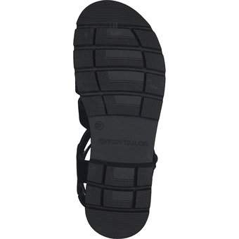 Tom Tailor Sandale in schwarz