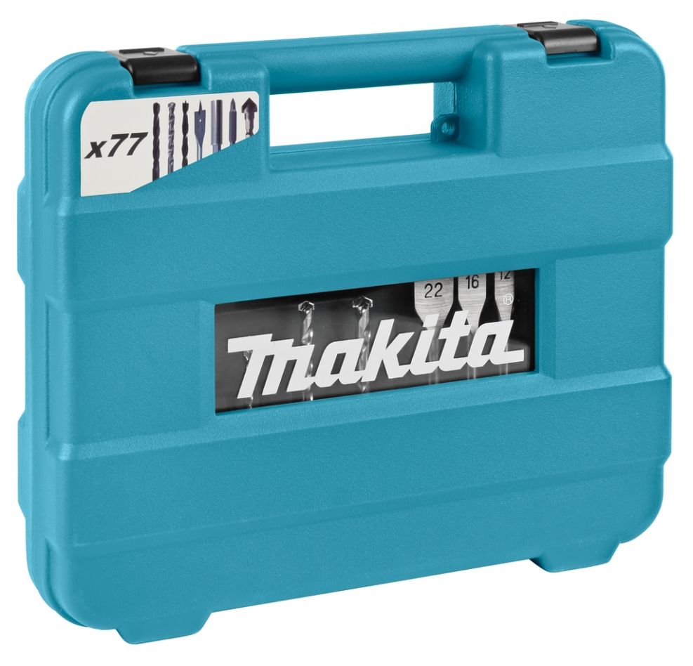 Zestaw wierteł i bitów Makita Accessories D-47226, 77 elementów, w walizce