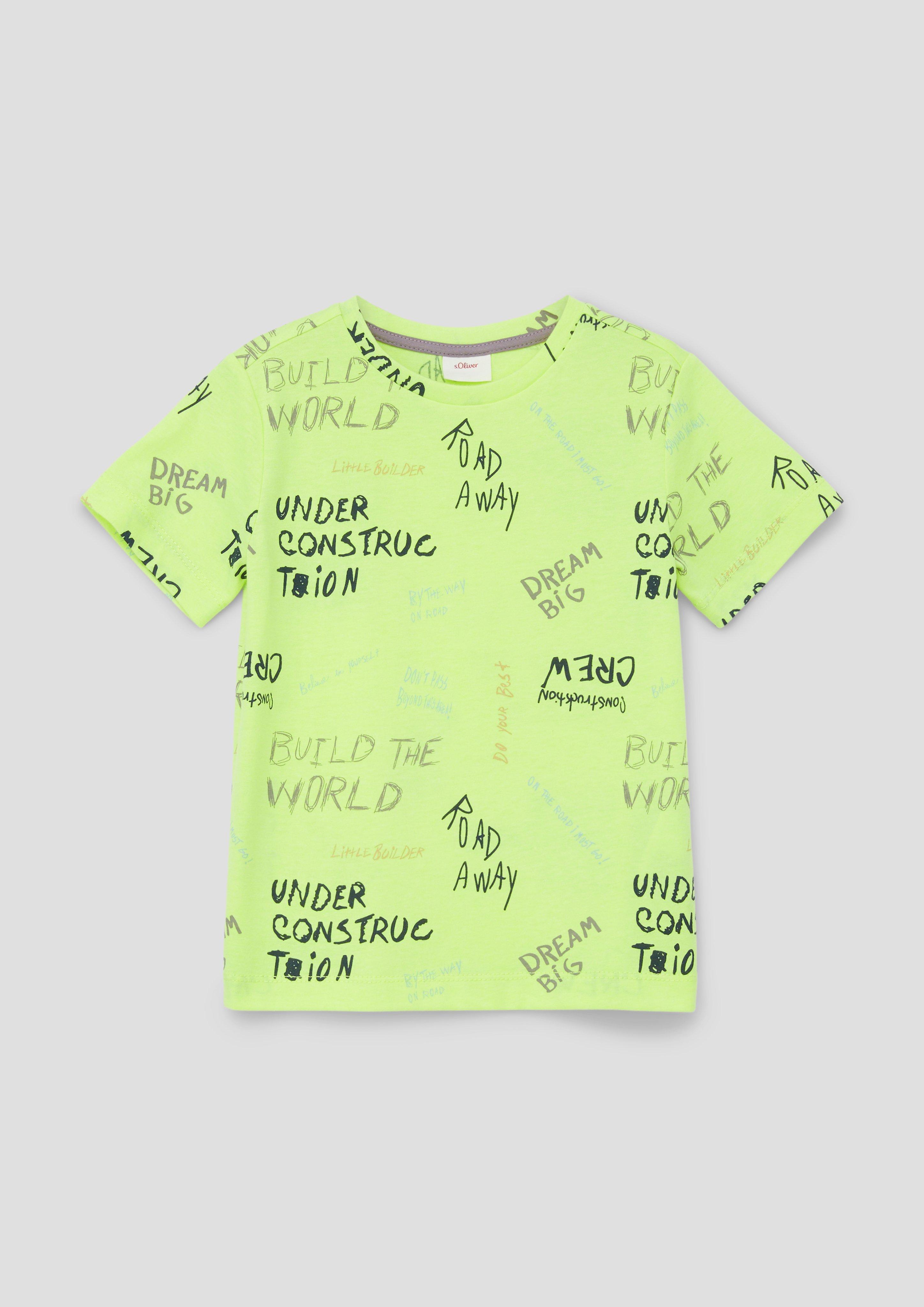 T-Shirt mit All-over-Print  2140421-00A1
