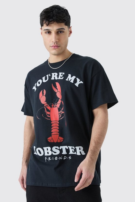 Oversize T-Shirt mit lizenziertem Friends Lobster Print