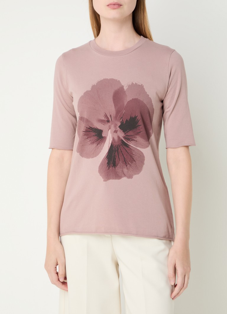 T-shirt Max & Co Opale con stampa floreale
