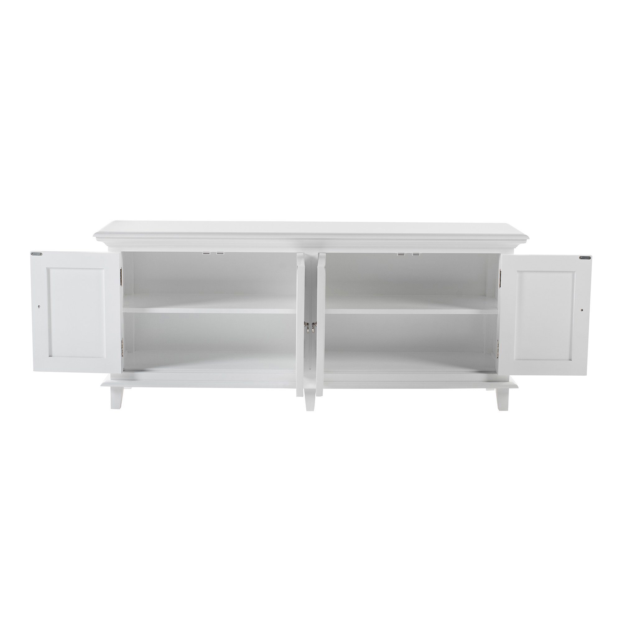 Novasolo Küchenbuffet Skansen Verstellbare Regale, Double-Bay Hutch Kabinett