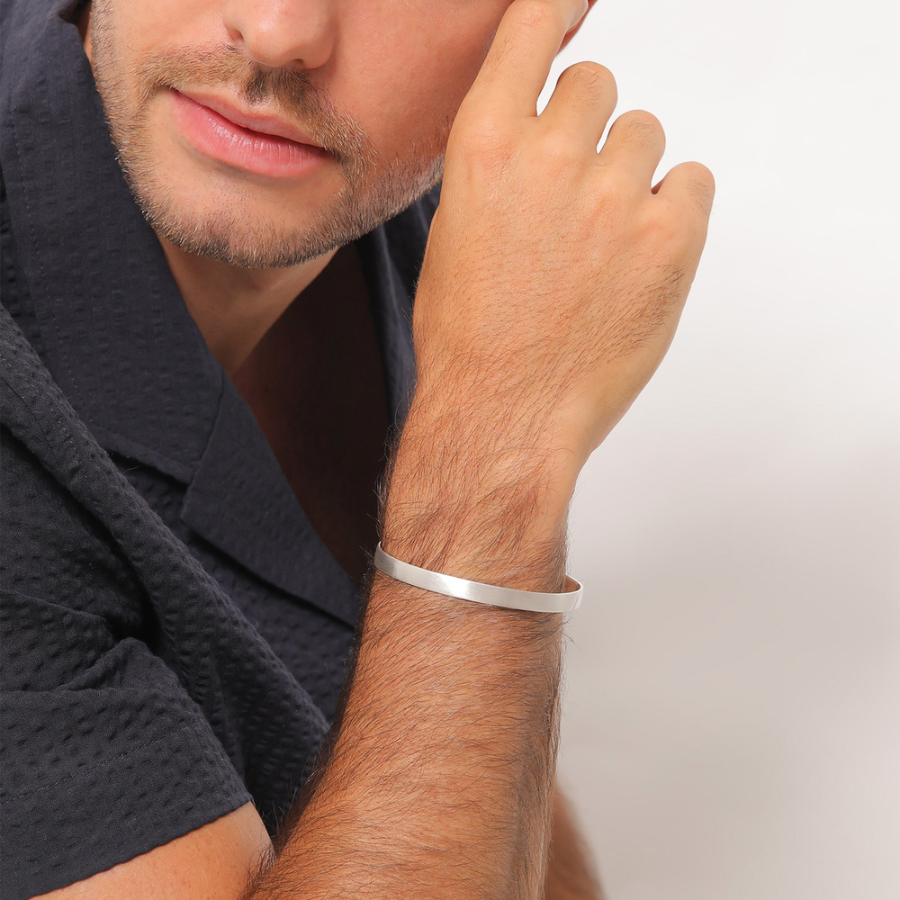 KUZZOI KUZZOI Bracelet Basic Bracelet Homme en Argent sterling 925 Bracelet