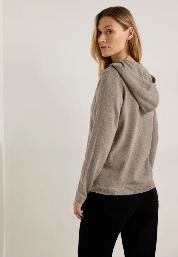 CECIL Kapuzen Strickjacke