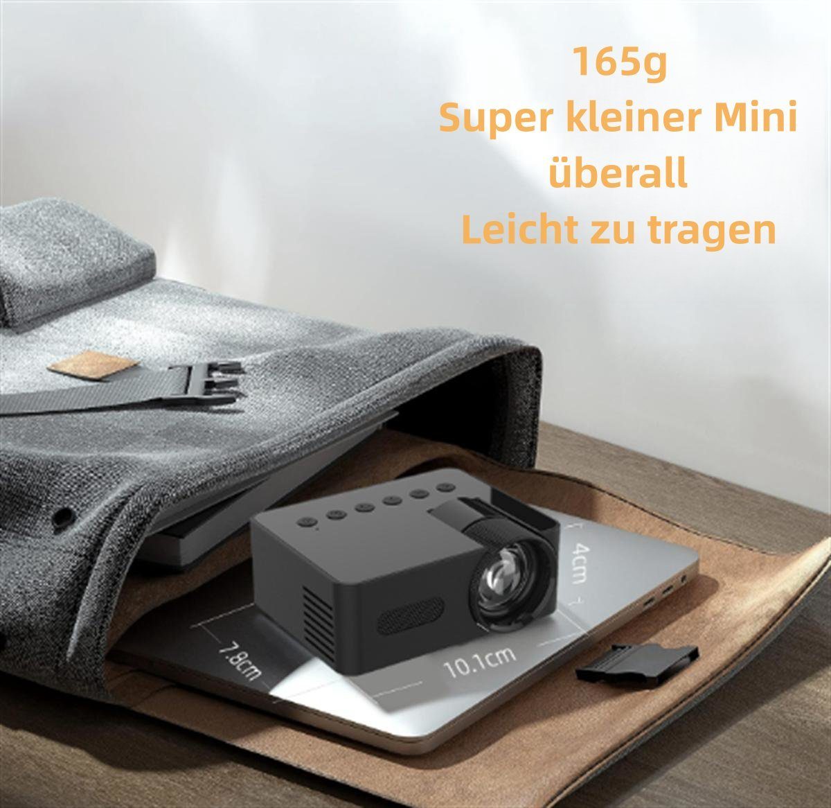 carefully selected Tragbarer LCD-HD-Projektor (Auflösung: 1920*1080, 4K, 15ANSI Lumen) LCD-Beamer