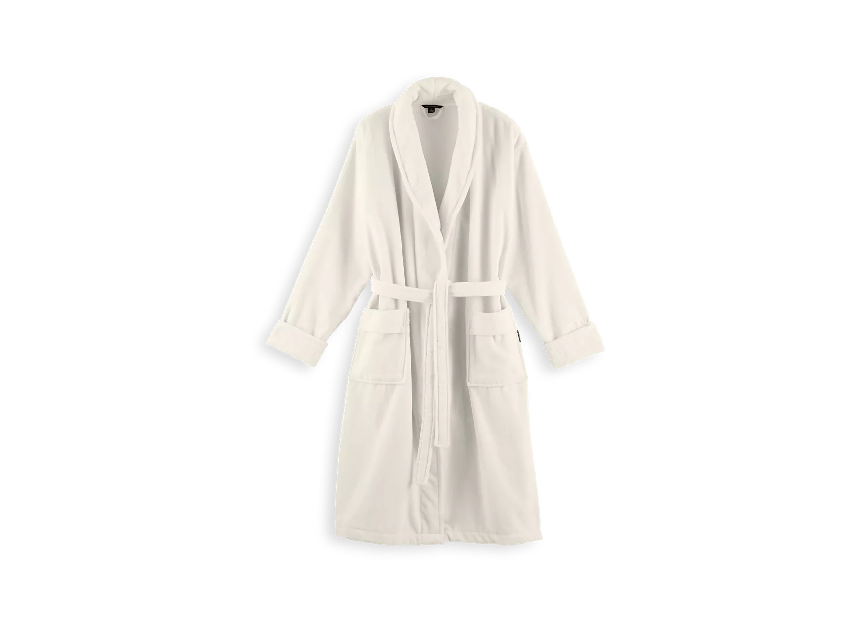 Peignoir en coton ultra doux pour homme, taille XL, blanc cassé