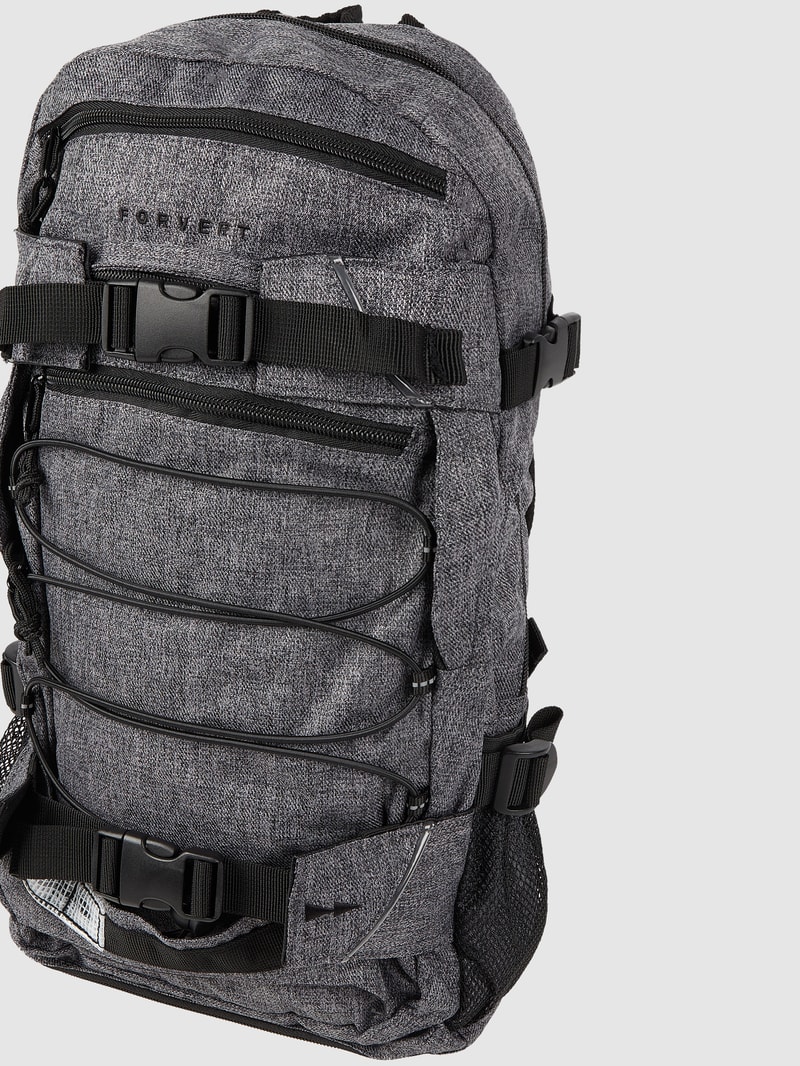 Rucksack in Melange-Optik Modell 'Louis' in dunkelgrau meliert