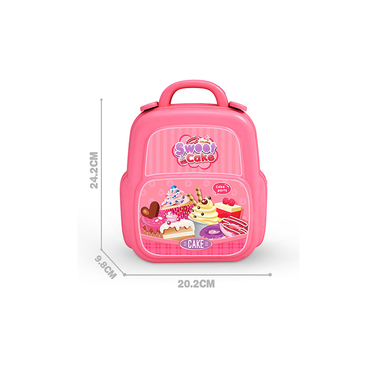 Rucksackspielzeug für Kinder Simulations-Spielhaus-Set