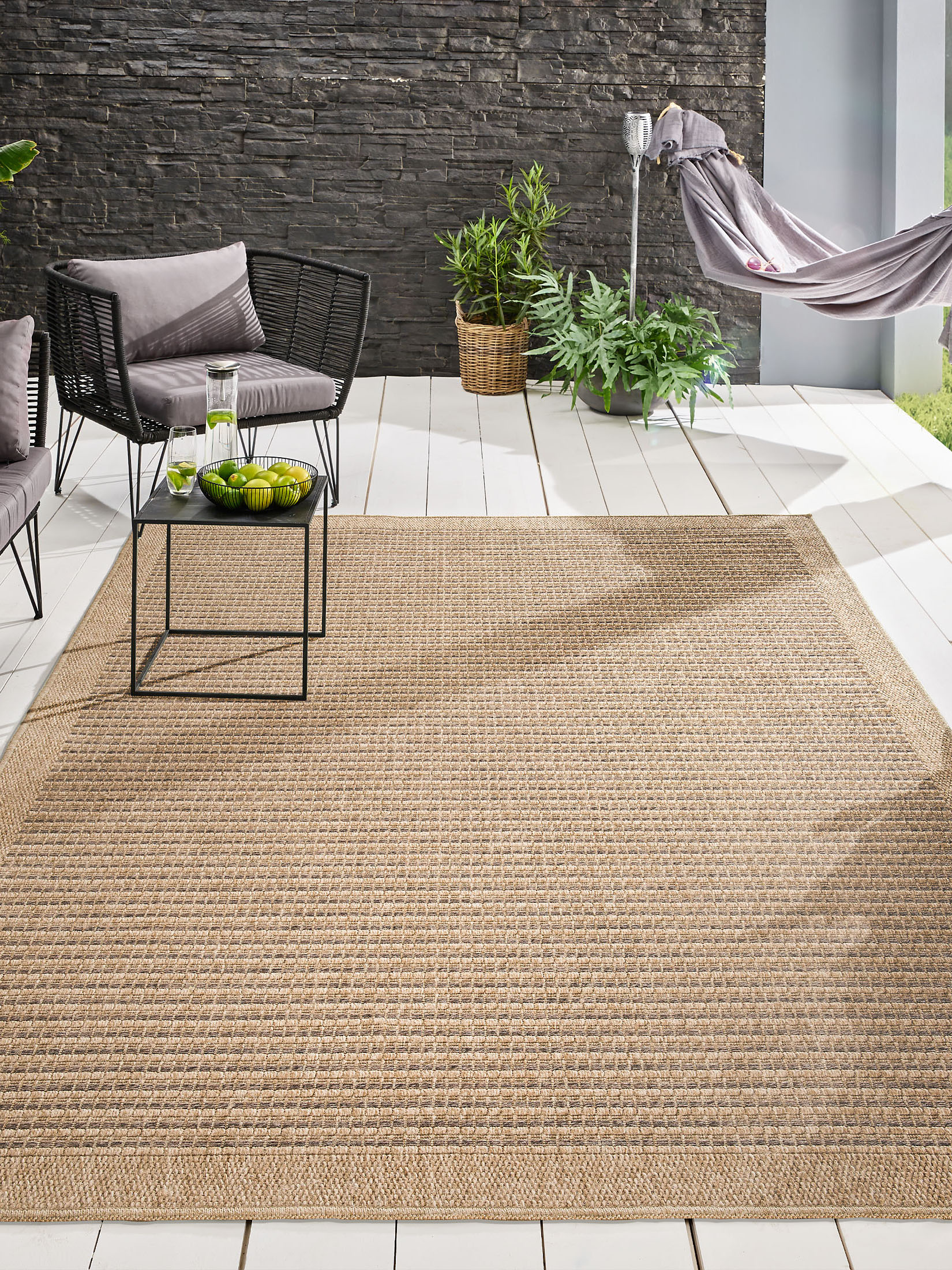 Freya Outdoor-Teppich, Wood