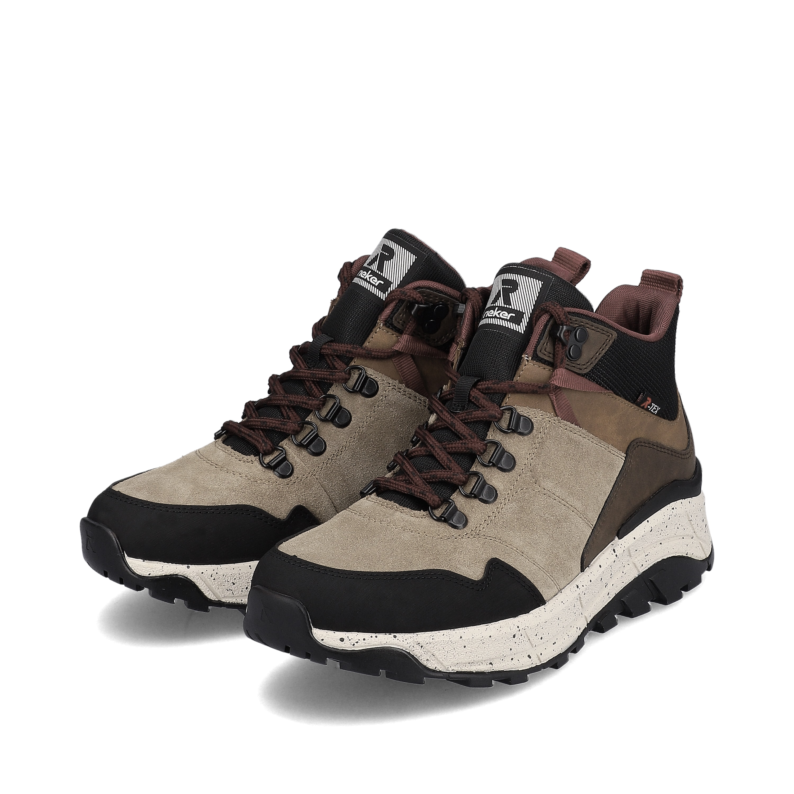 Rieker Damen Sneaker High chocolate brown