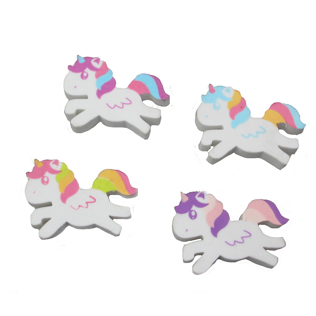 Radiergummis Einhorn, 8 Stück