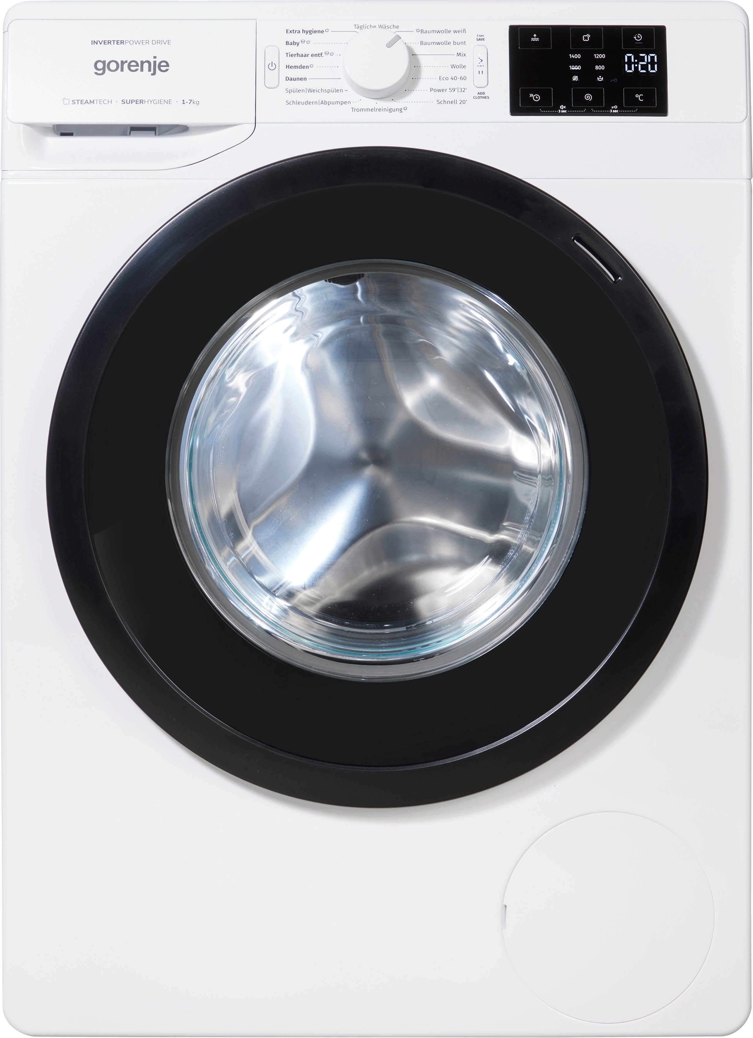 GORENJE Waschmaschine Wave NEI74ADPS, 7 kg, 1400 U/min