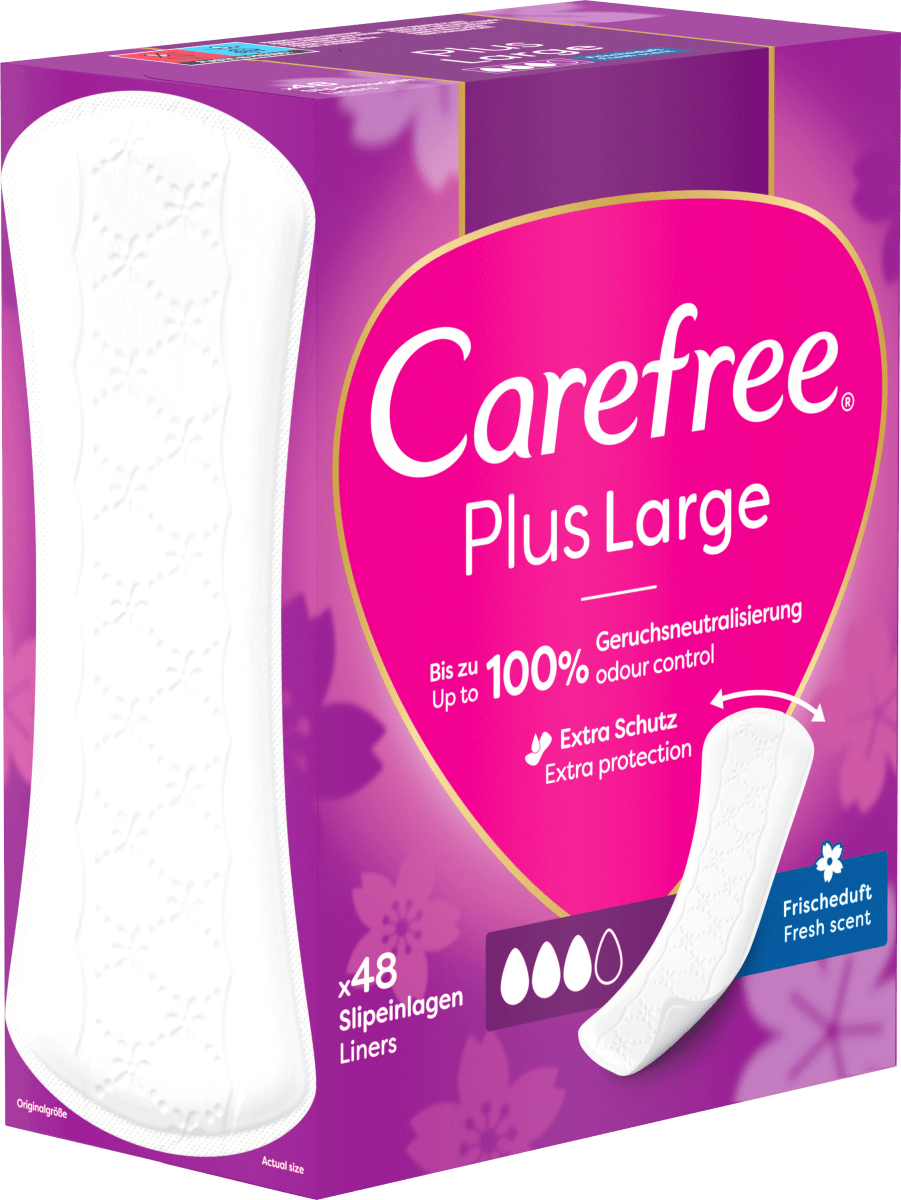 Slipeinlagen Plus Large mit Frischeduft, 48 St