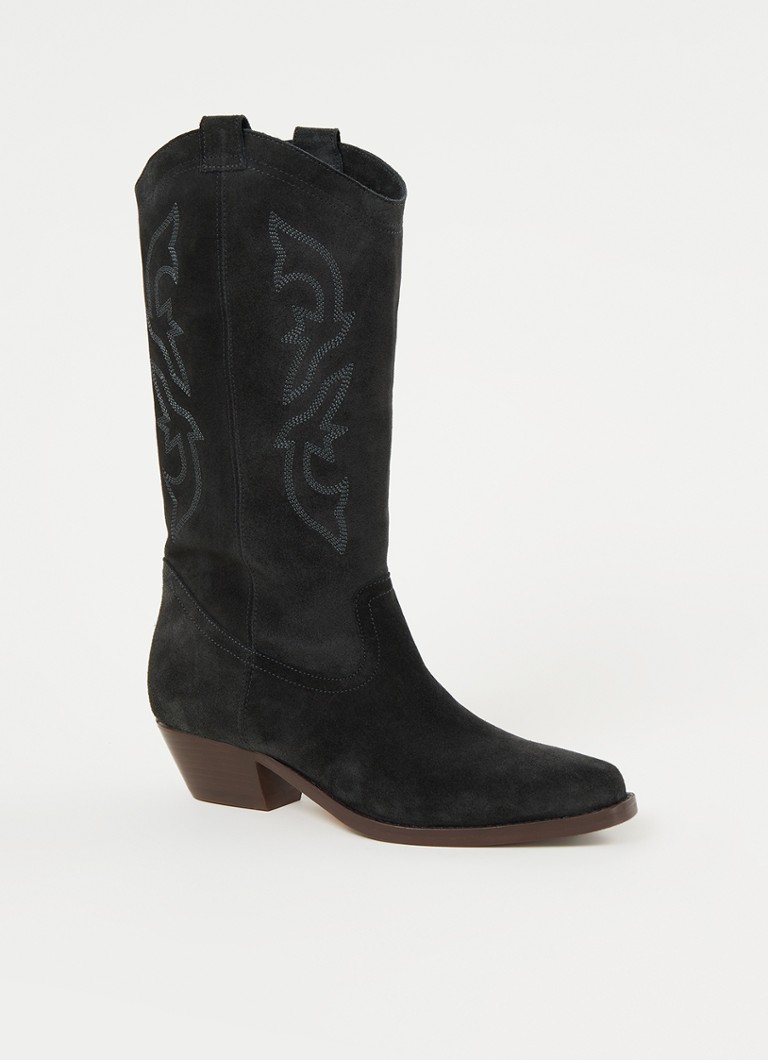 Kowbojskie buty zamszowe Claurys od ba&sh