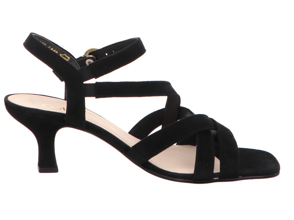 GABOR Komfort Sandalen schwarz Gabor Fashion Riemchensandalen 21.781.17