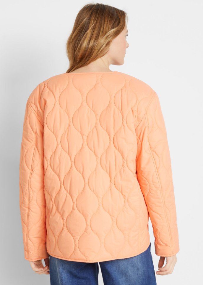 Oversize Steppjacke mit recyceltem Polyester
