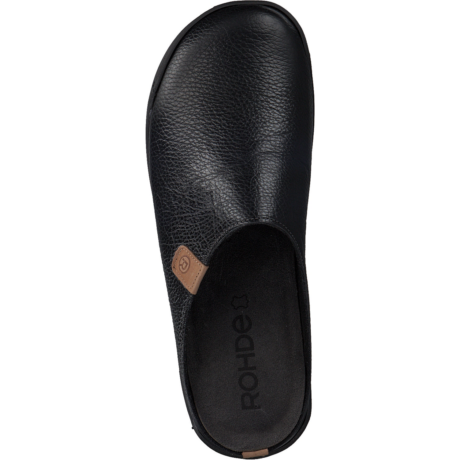 Rohde 6656, Pantoletten, Herren, Schwarz