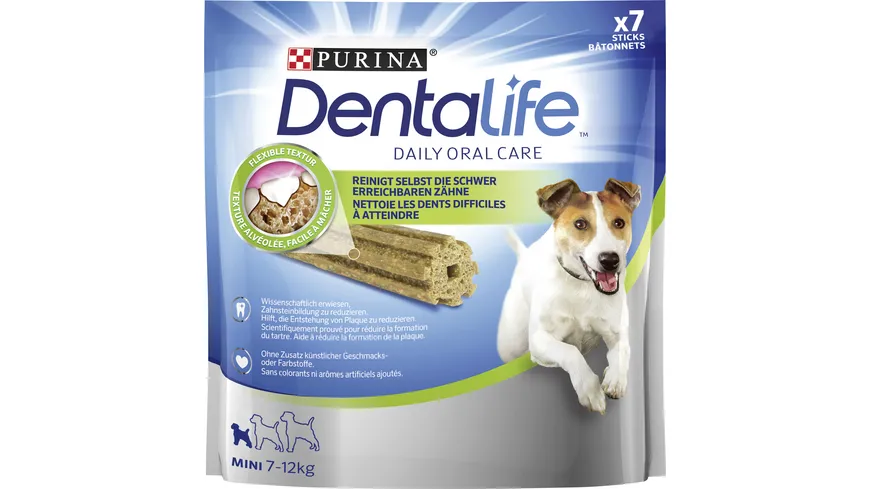 Purina DentaLife Mini Tägliche Zahnpflege-Snacks für kleine Hunde 115 g