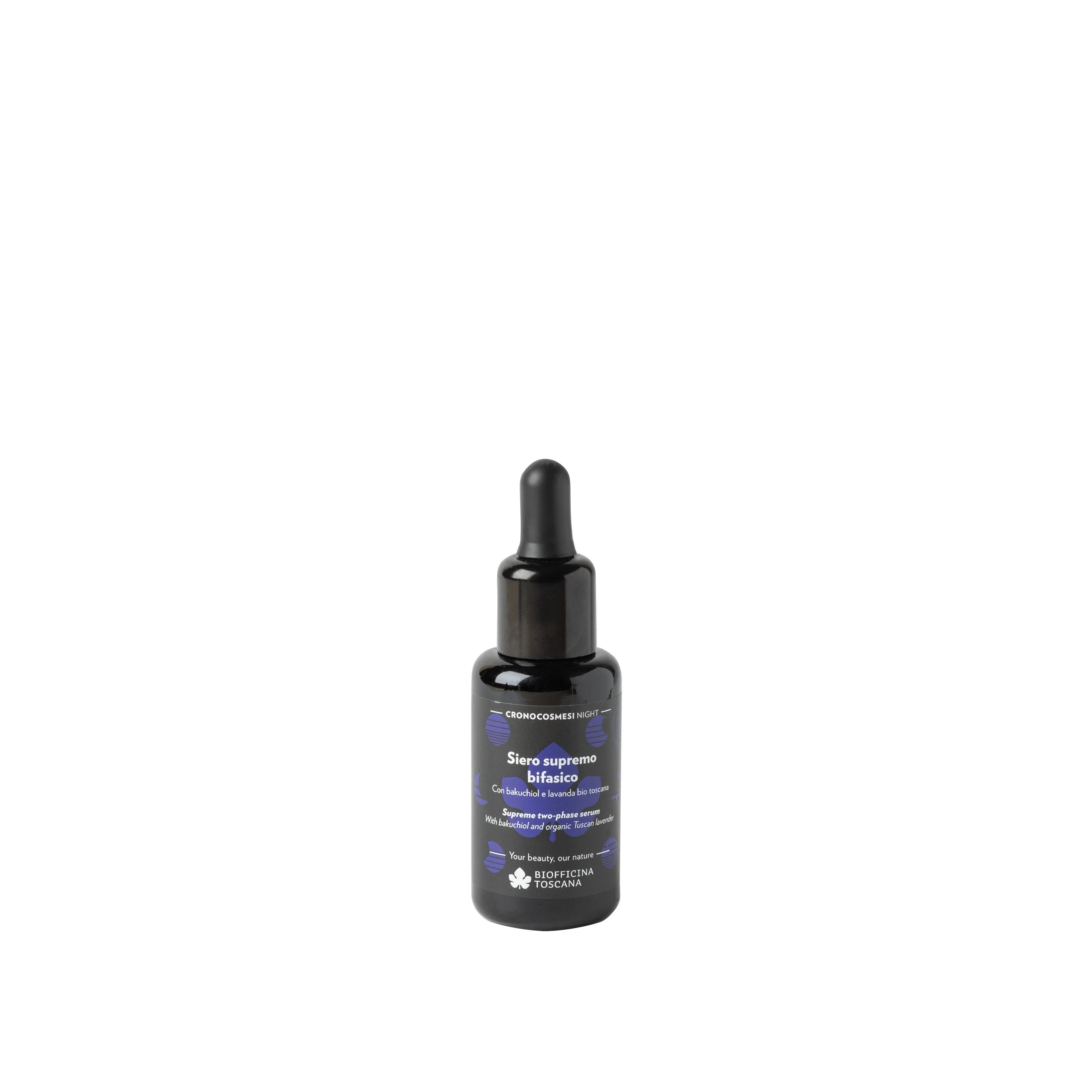 Chronocosmetics Night - Supreme Biphasic Serum - Globaali yöhoito kasvoille, Globaalin vaikutuksen kasvoseerumi, Uudistava hoito