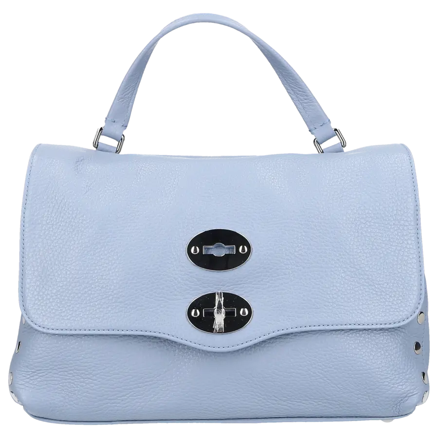Zanellato - Handtasche POSTINA DAILY GIORNO S Kalbsleder - blau