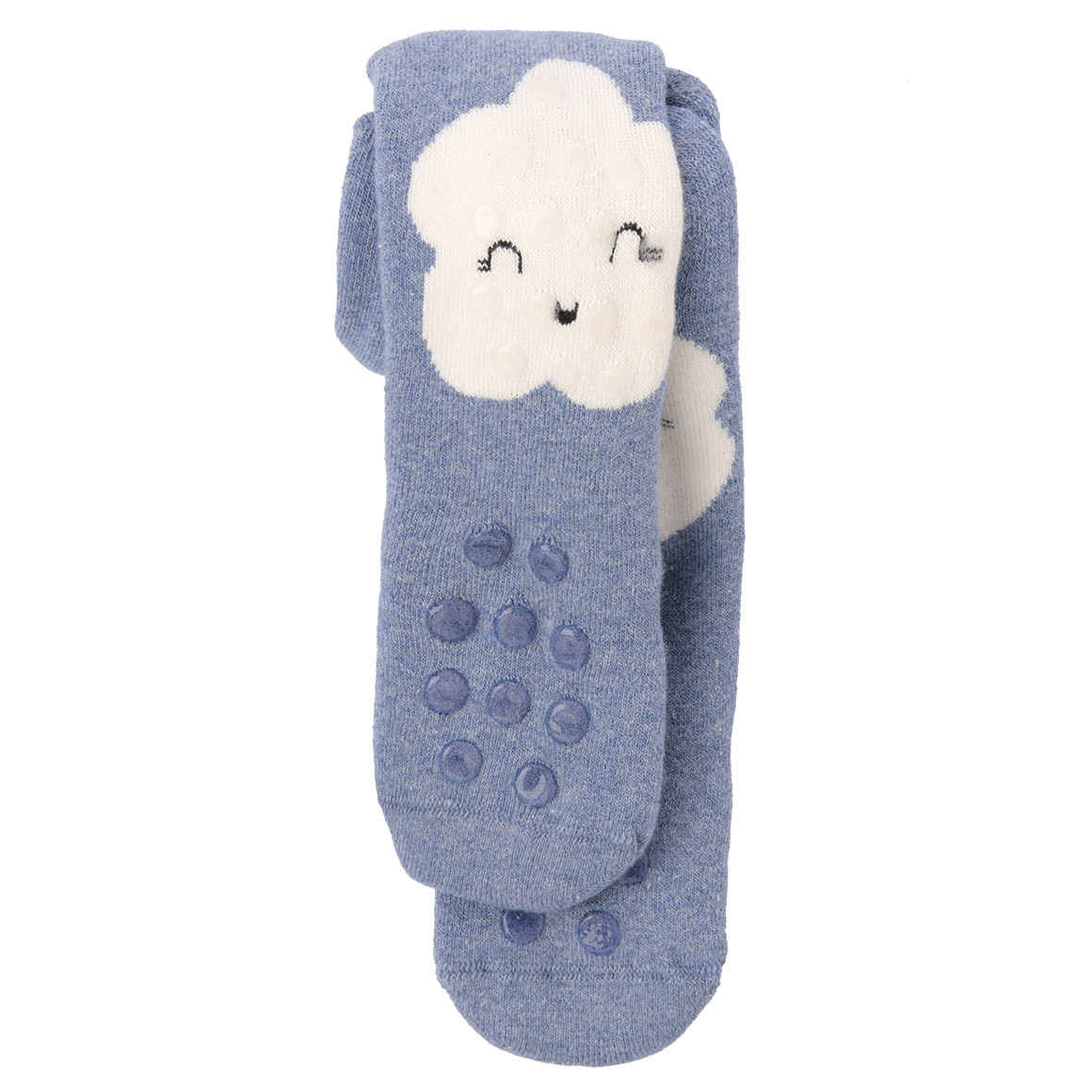 Baby Krabbelstrumpfhose mit Wolken-Motiven