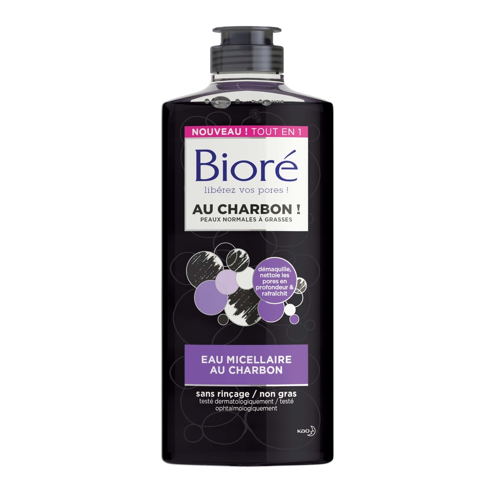 bioré Eau Micellaire Matifiante au Charbon Eau Micellaire