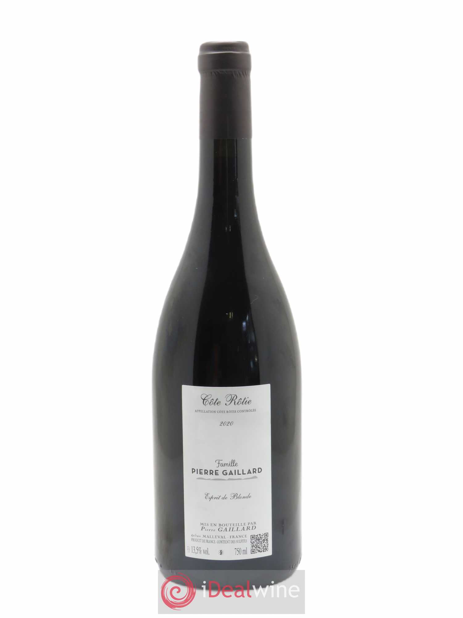 Côte-Rôtie Esprit de Blonde Pierre Gaillard  2020 - Lot de 1 Bouteille