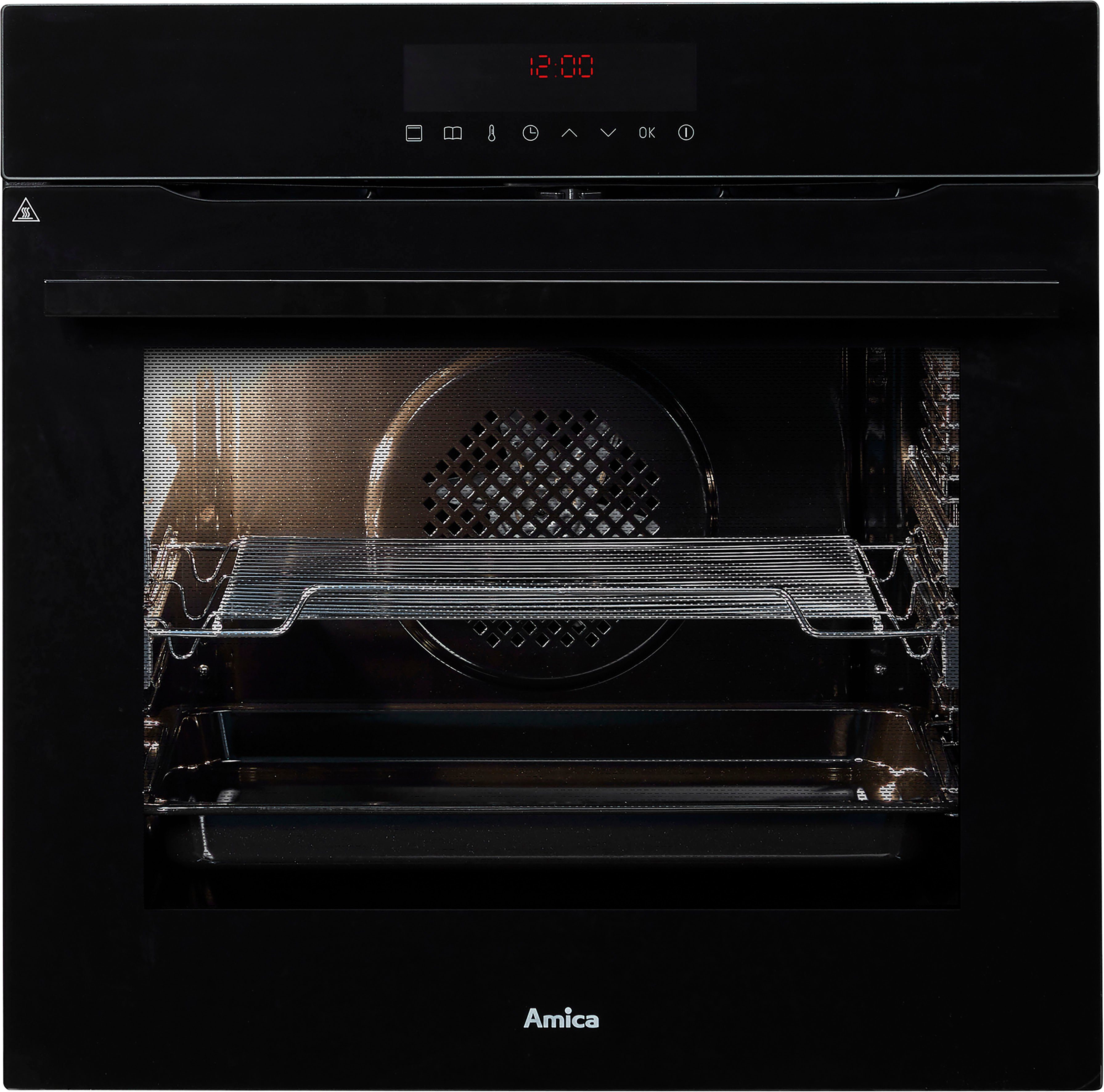 Amica Pyrolyse Backofen EBPX 946 610 S, mit 2-fach-Teleskopauszug, Pyrolyse-Selbstreinigung, XXL-Garraum