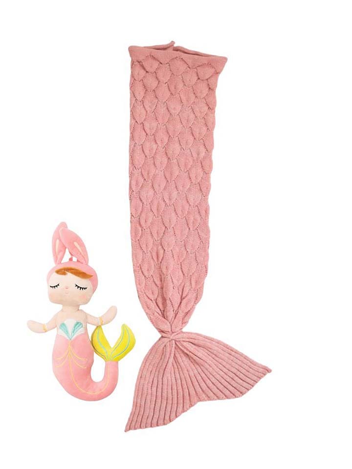Crochetts 2tlg. Set: Beindecke mit Puppe 