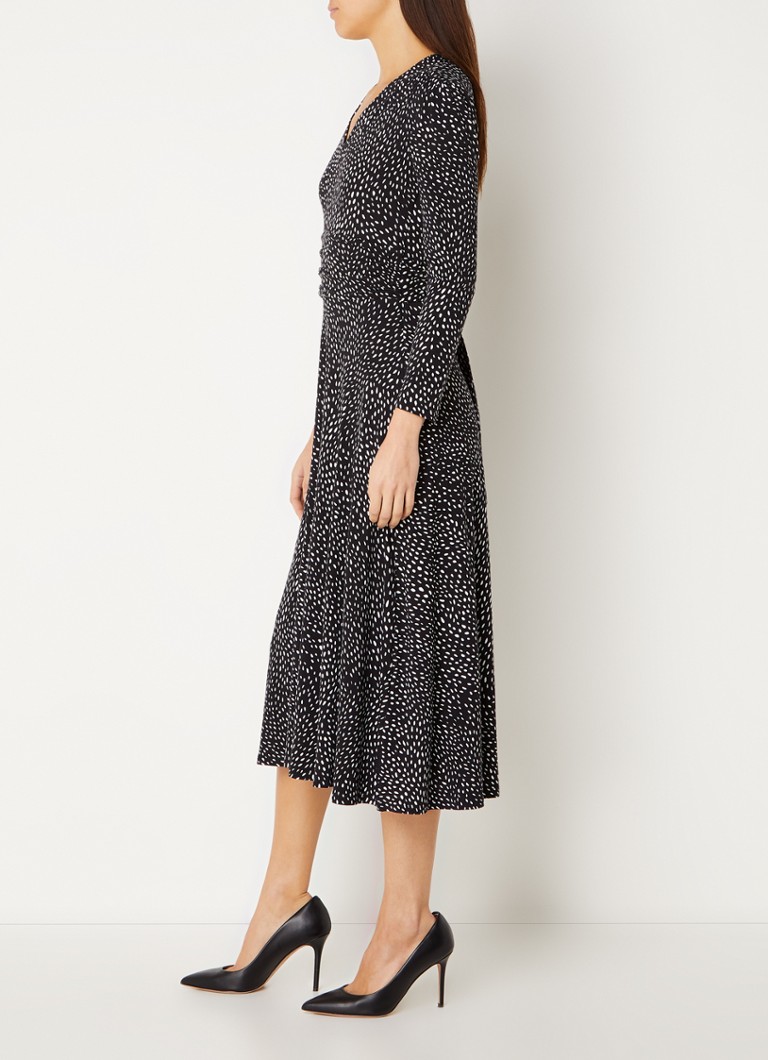 Abito midi Hobbs Drew con cintura da annodare