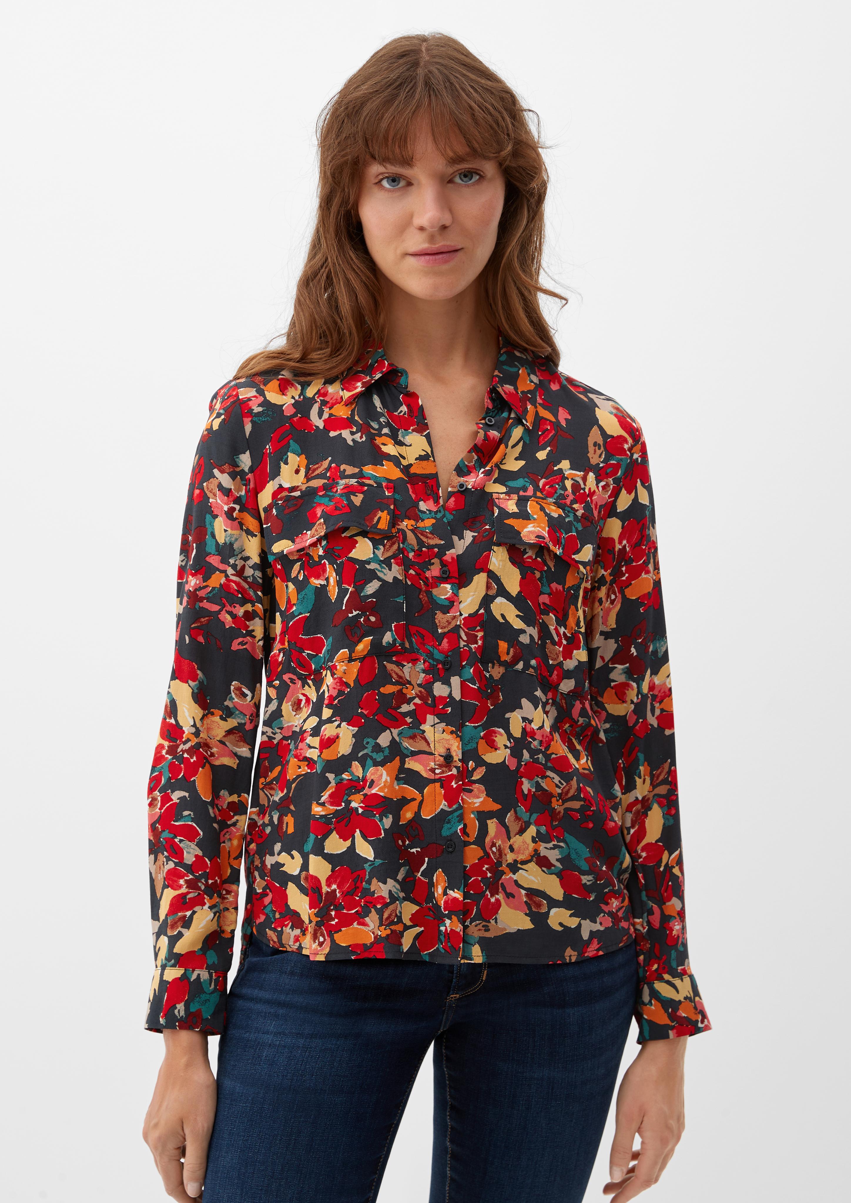 Hemdbluse mit Alloverprint  2120519-59A0