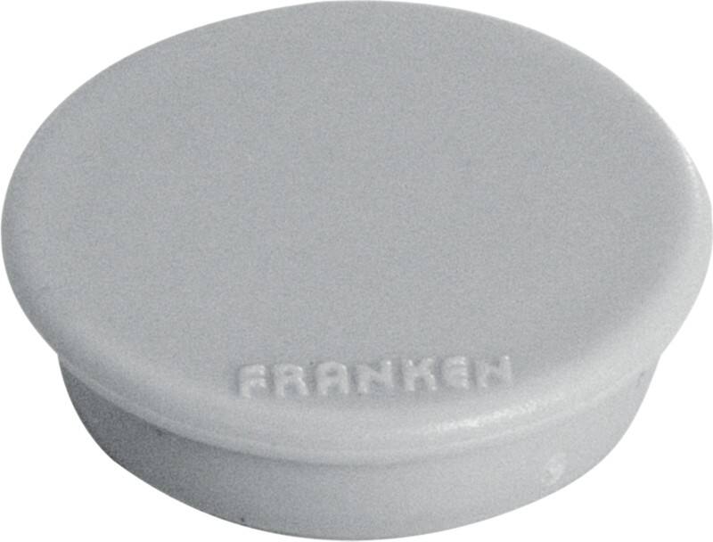 Franken Haftmagnete HMS3612 Grau 10 Stück