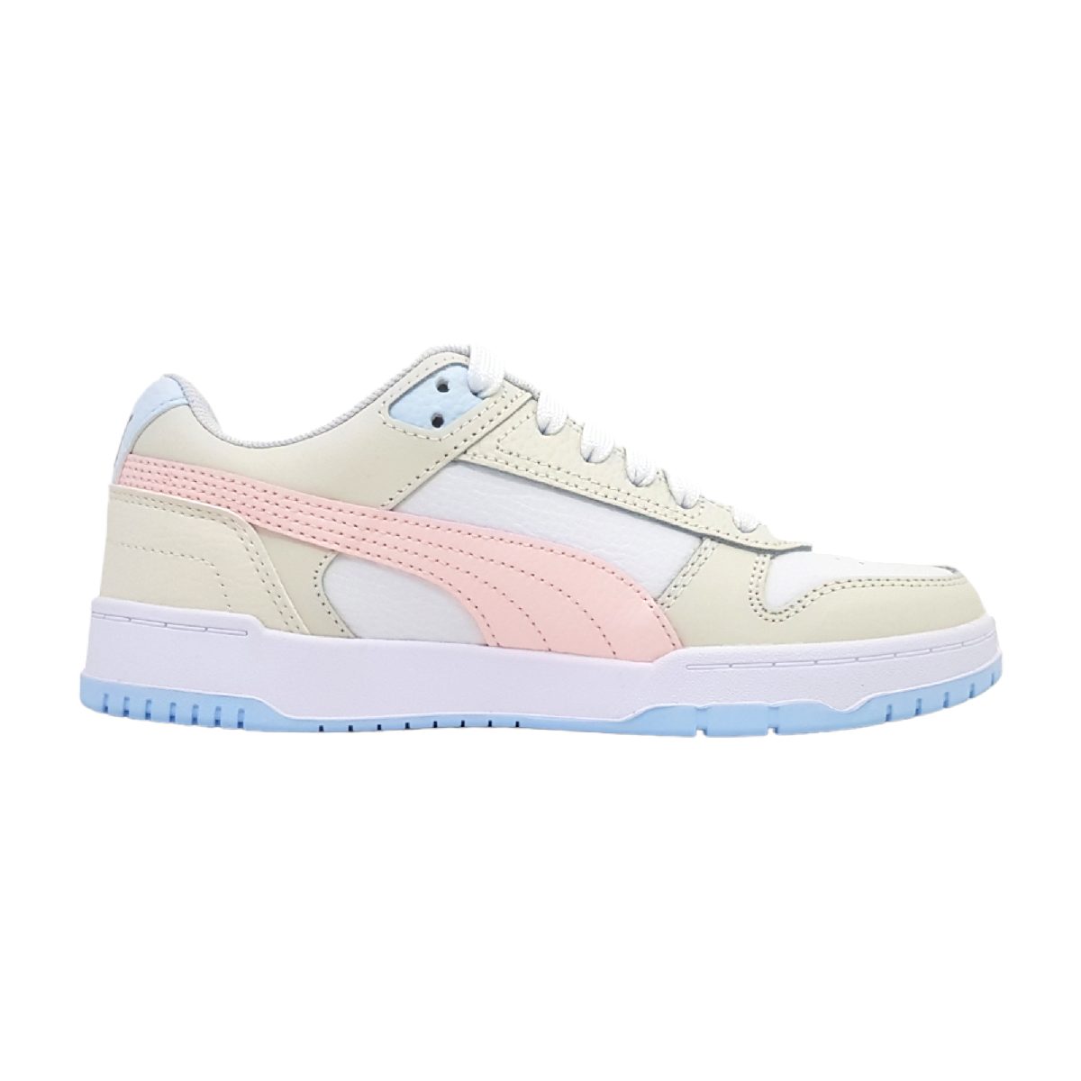 Puma Rebound Game Low 386373 Weiß 023 White/ Pink