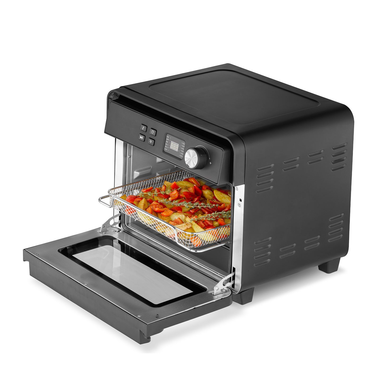 Caso Fritteuse AirFry Chef 1700, 1700 W, 22 l Volumen, 1700 W, bis 230°C, 12 Programme, Backen, Grillen