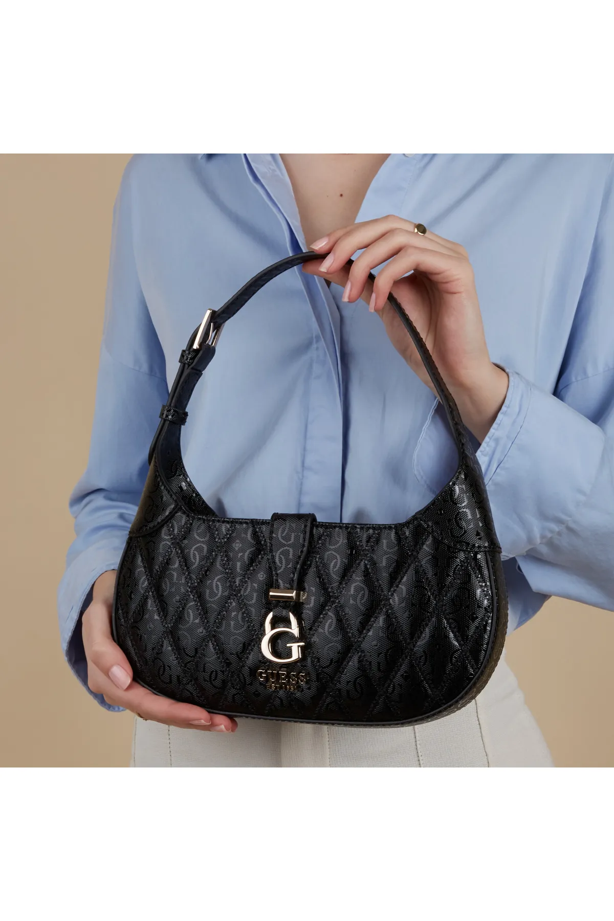 Guess  Adi Damen Umhängetasche Schwarz Hwgg93-6120-bla