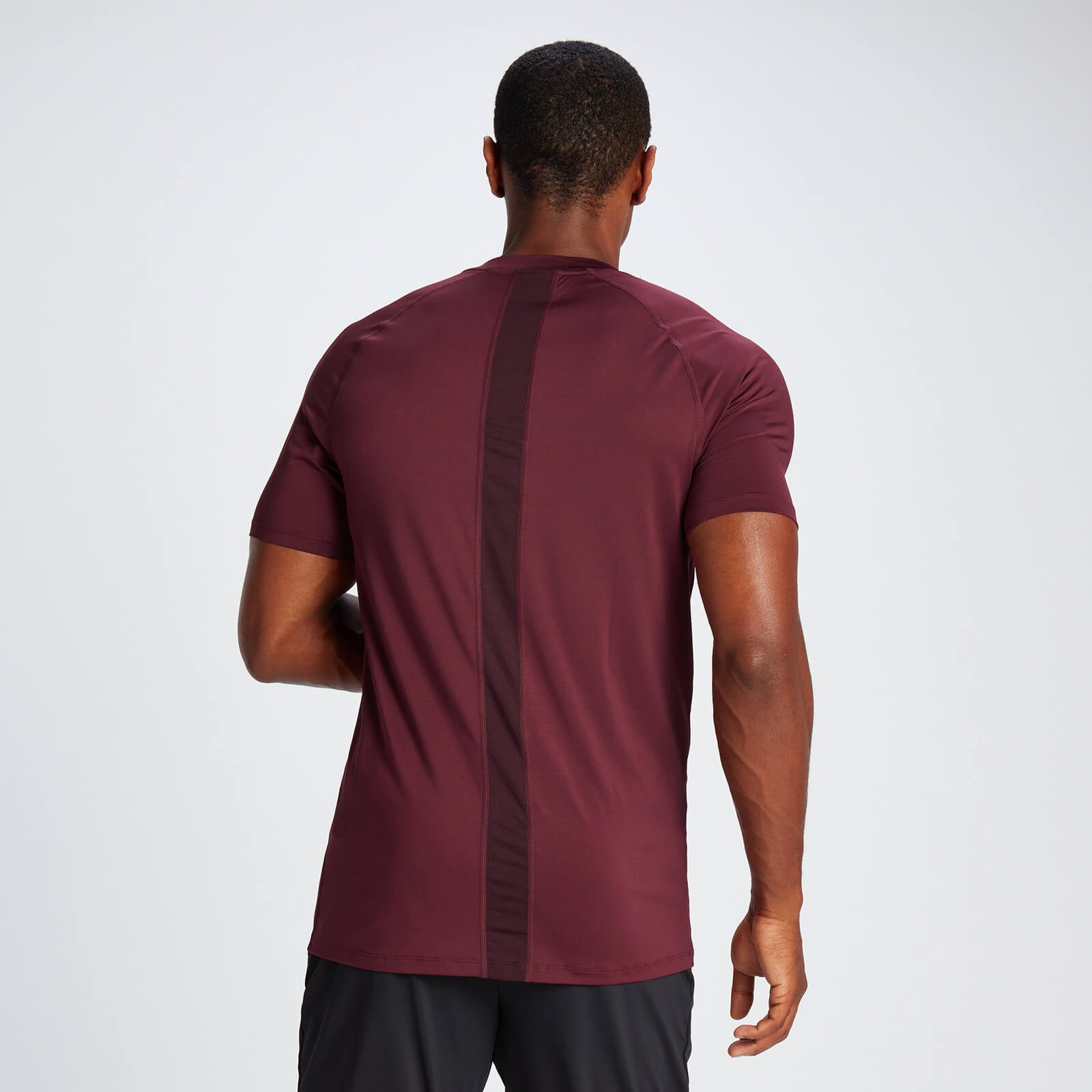 T-shirt MP Tempo pour hommes – Bordeaux foncé