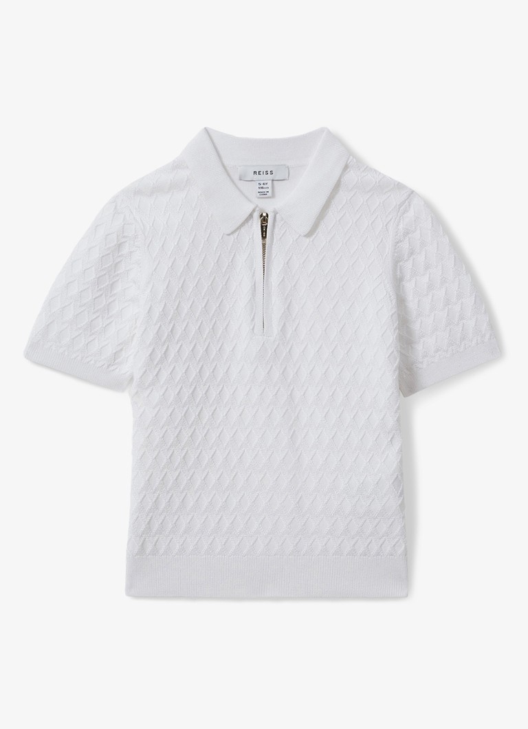 Tricou texturat Reiss Rizzo