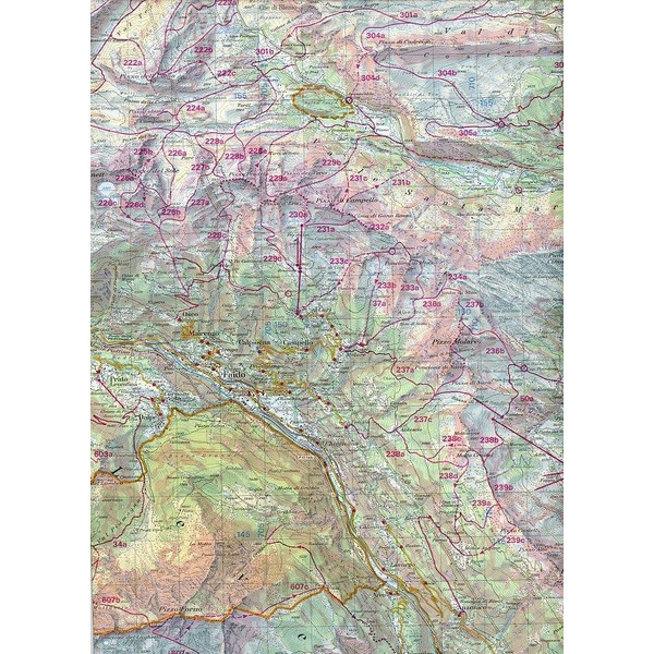 Swisstopo 1 : 50 000 Valle Leventina Ski - Wanderkarte