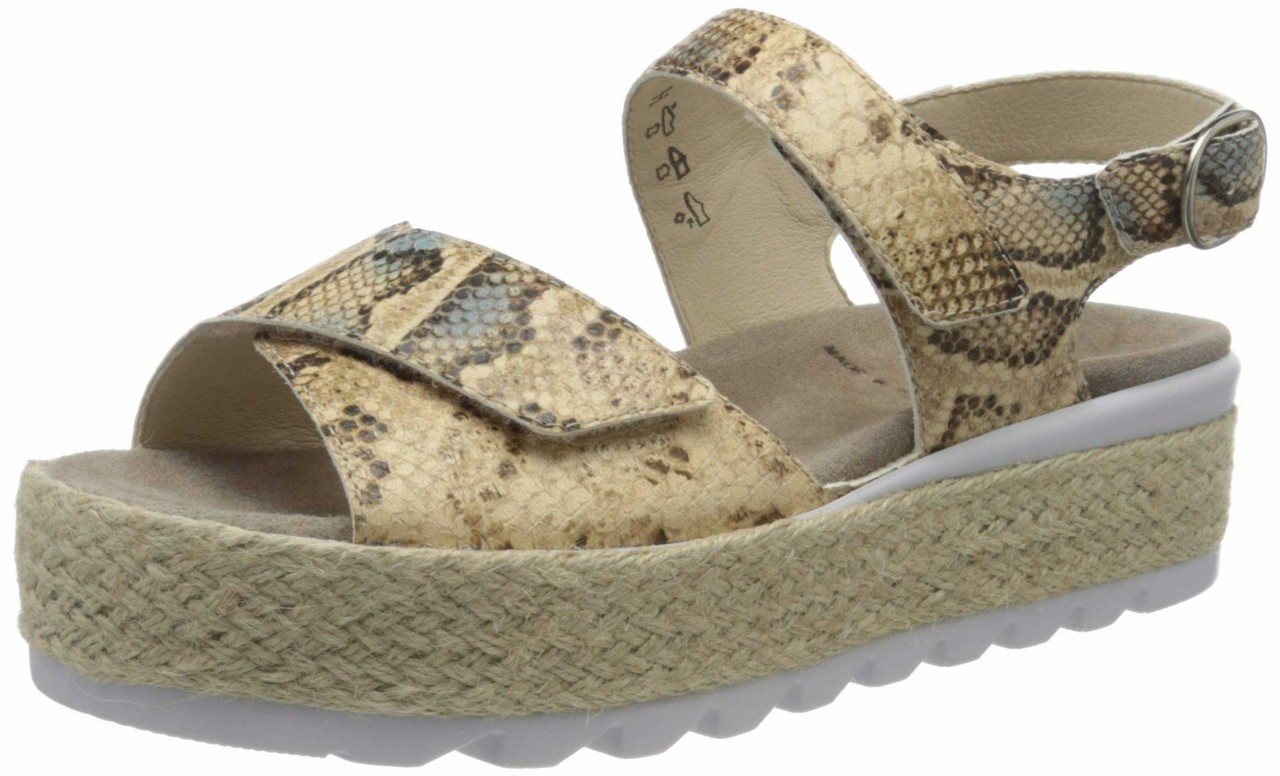 SEMLER Plateau Sandalen beige