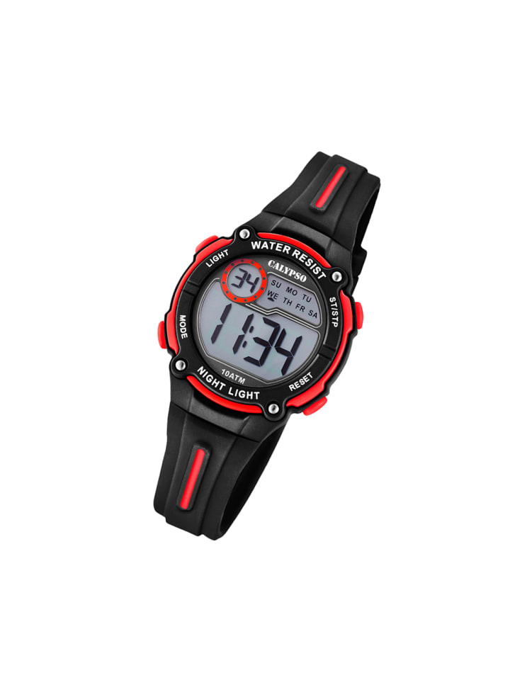 Calypso Digital-Armbanduhr Calypso Digital schwarz mittel (ca. 33mm) günstig kaufen onesize