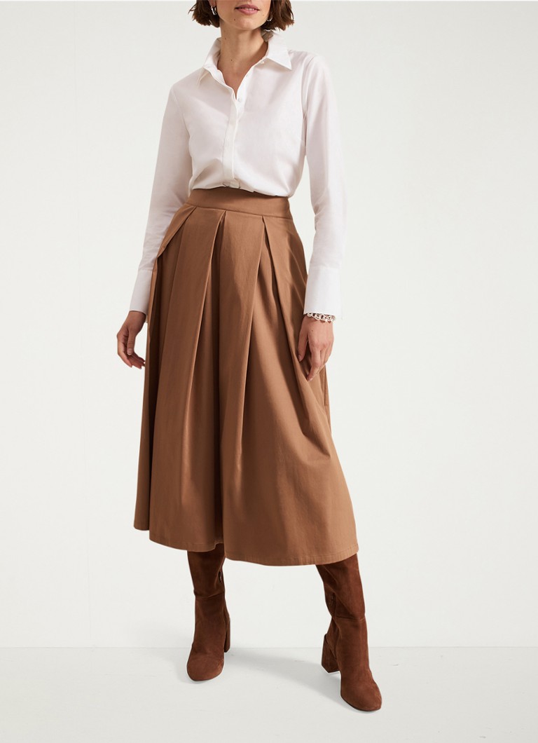 Jupe midi plissée Trinity de Phase Eight