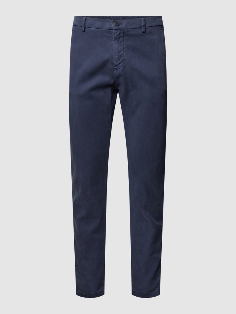 Hose mit Eingrifftaschen Modell 'OSAKA' in marineblau