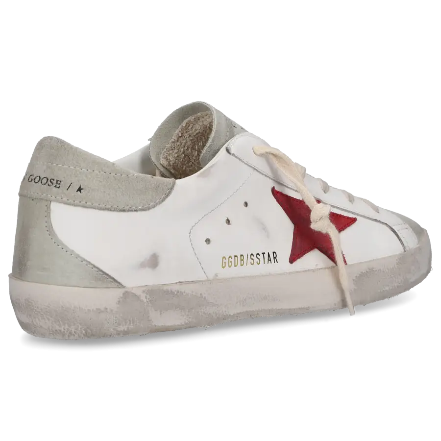 Golden Goose - Sneaker low SUPER-STAR Kalbsleder - weiß