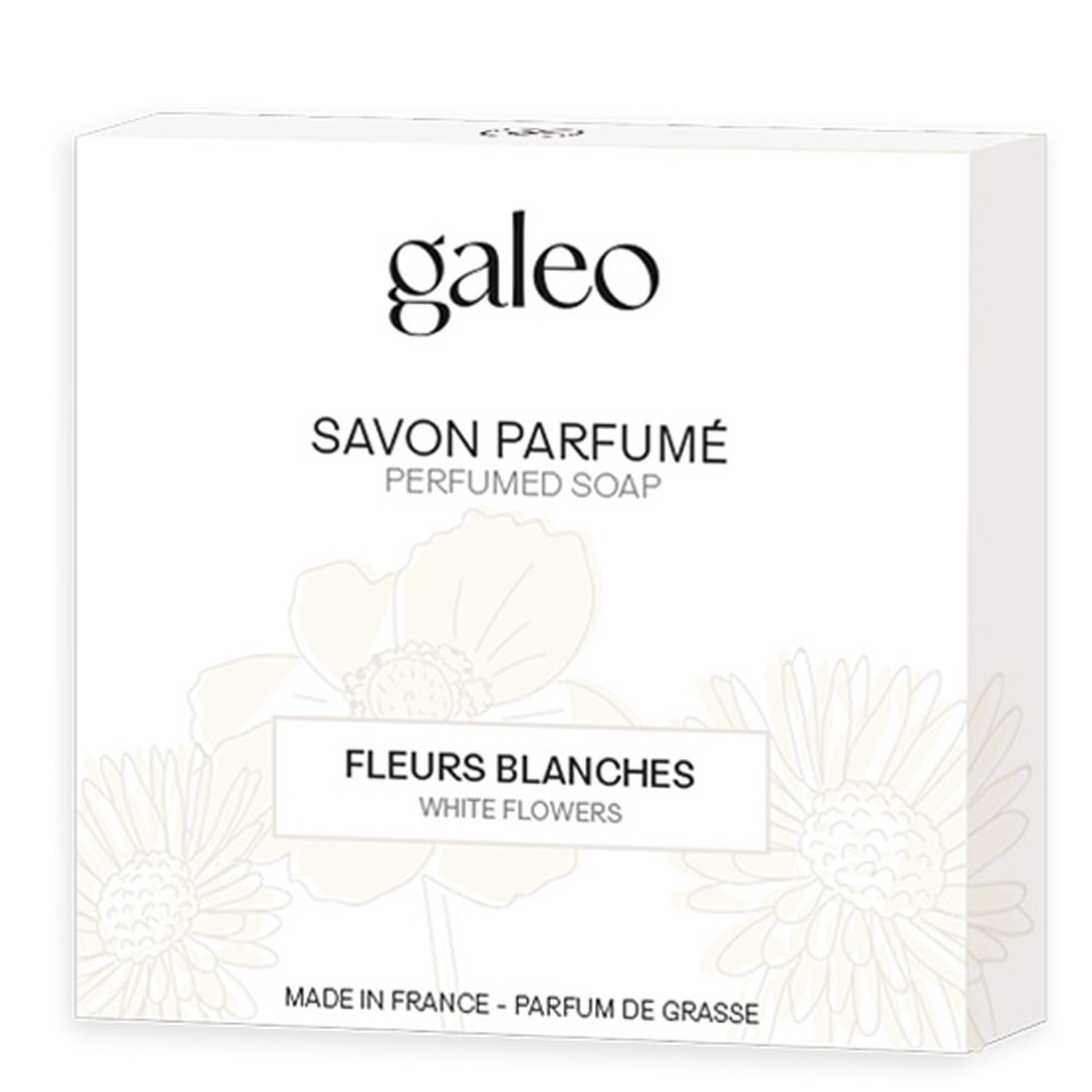 galeo Savon 100gr fleurs blanches Savon