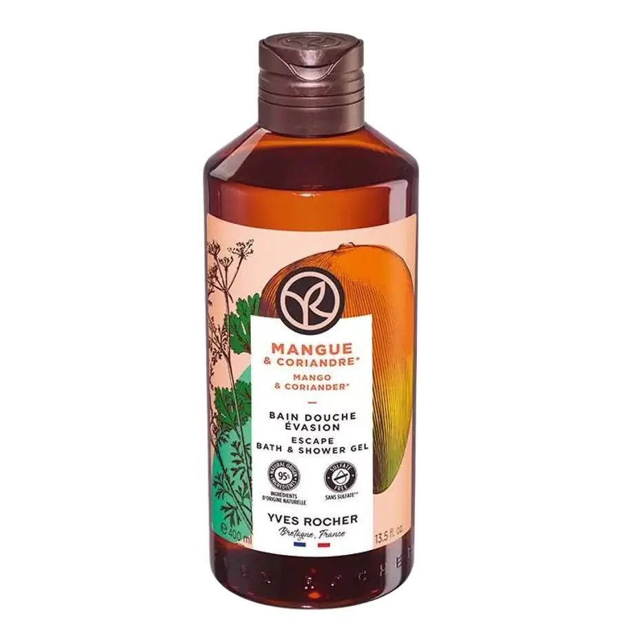 Αφρόλουτρο Yves Rocher με μάνγκο και κόλιανδρο, 400 ml