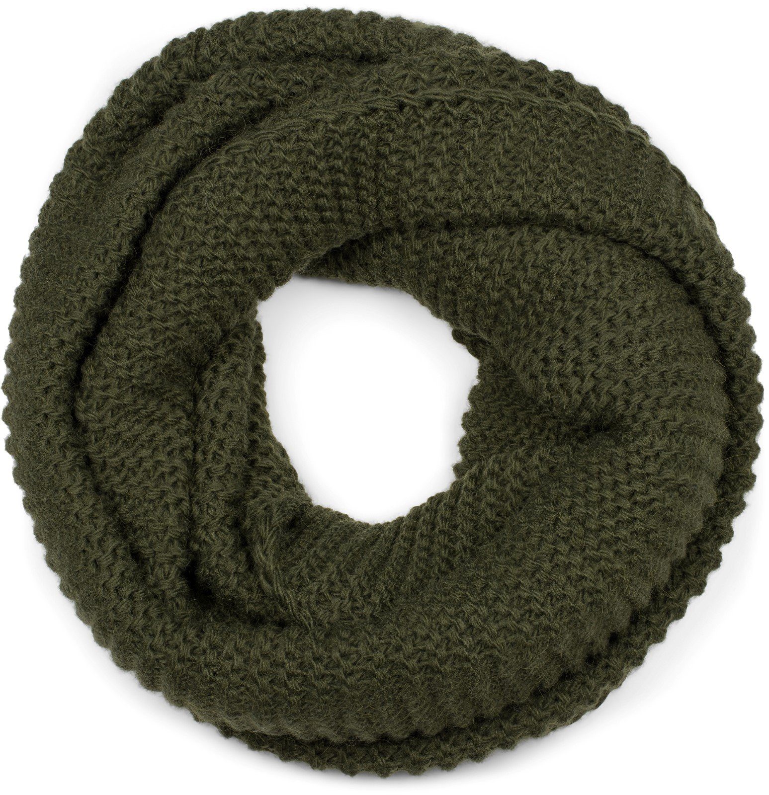 styleBREAKER Strickschal, (1-St), Strick Loop Linksstrick